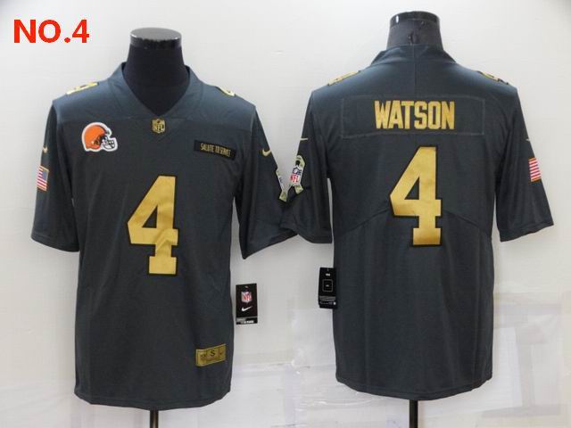 Men's Cleveland Browns #4 Deshaun Watson Jesey NO.4;